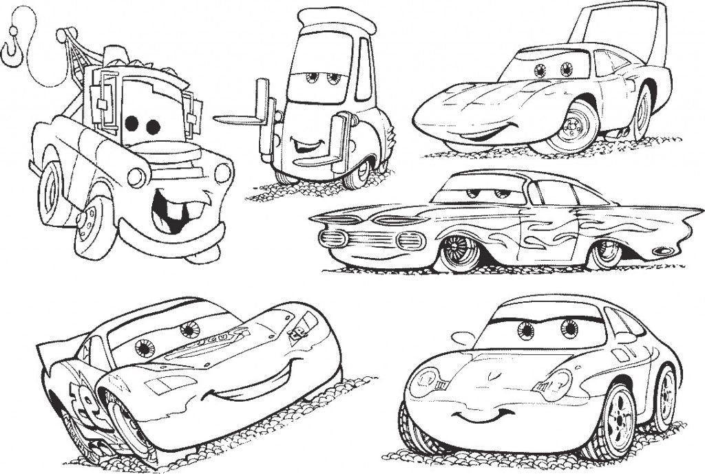 Coloring pages free disney cars coloring pages