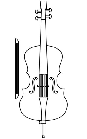 Cello coloring page free printable coloring pages free printable coloring pages coloring pages free printable coloring