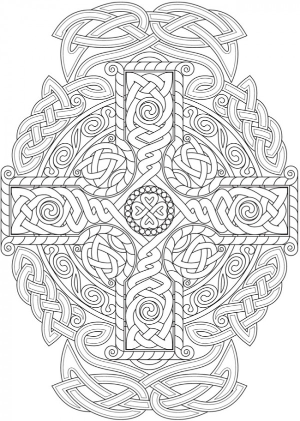 Celtic knots coloring pages â