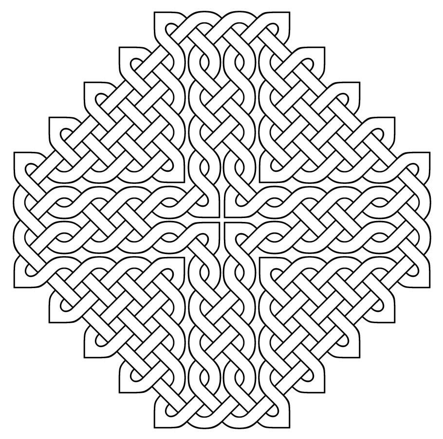 Celtic knot celtic coloring cross coloring page celtic knot