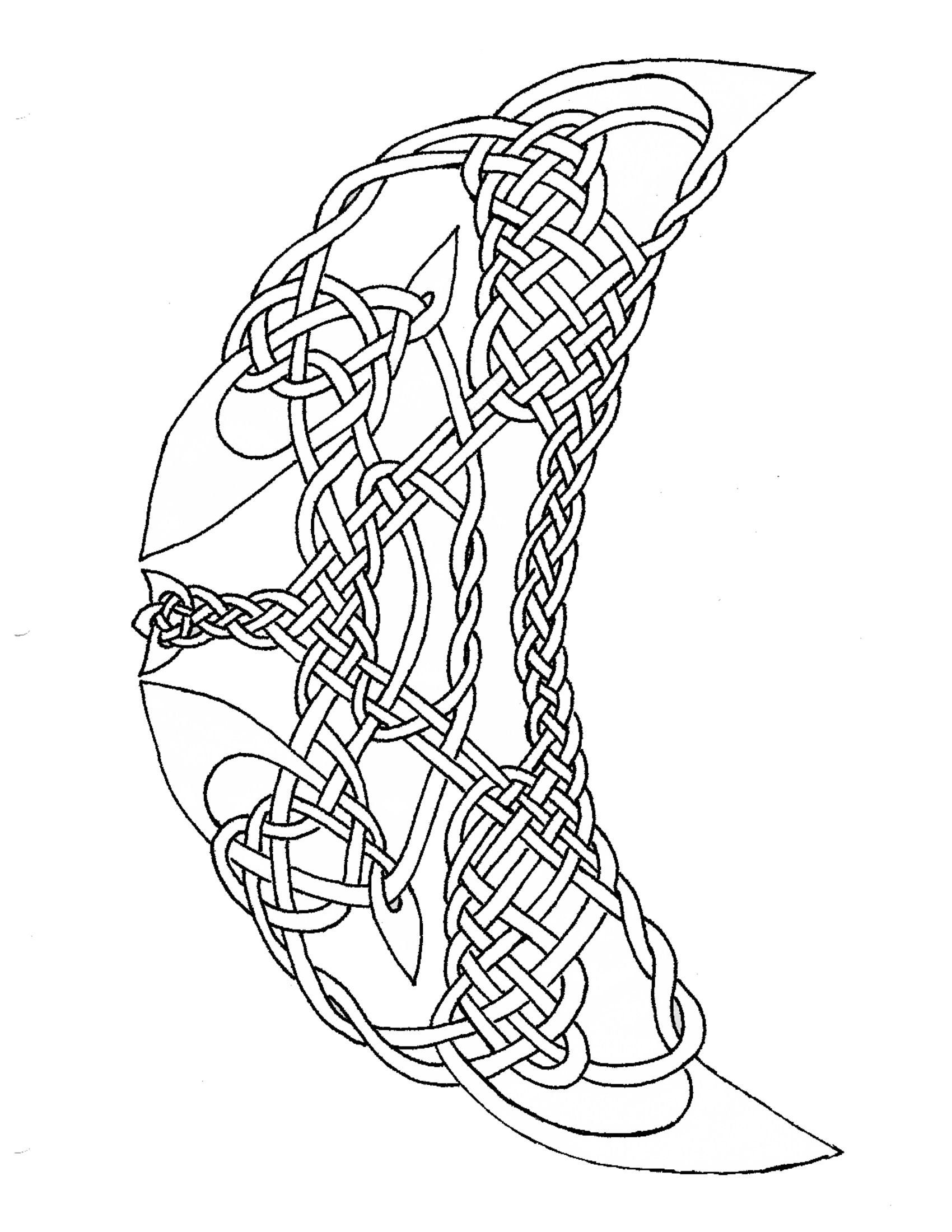 Celtic coloring pages