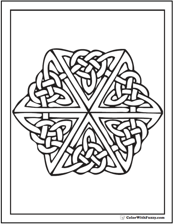 Celtic coloring pages â irish scottish gaelic kids adults pdf