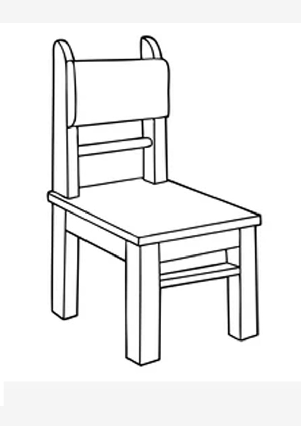 Coloring Pages  Free Printable Chair Coloring Pages