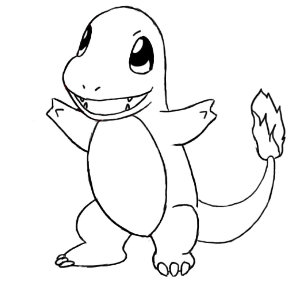 Charmander coloring pages printable for free download