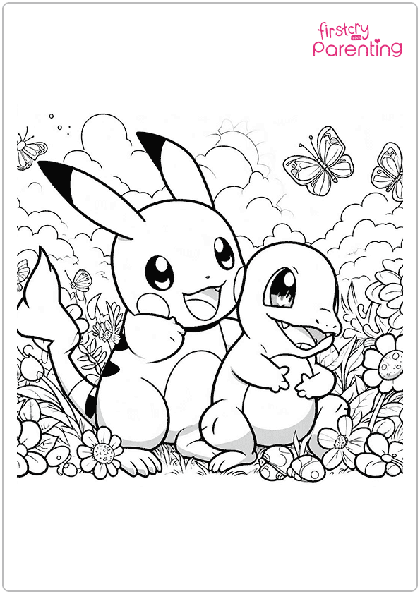 Free printable pokemon coloring pages and worksheets for kids