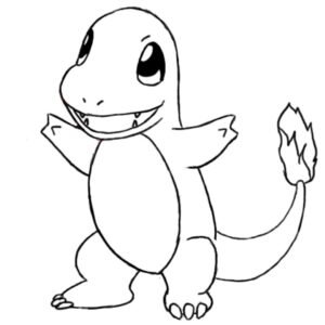 Charmander coloring pages printable for free download