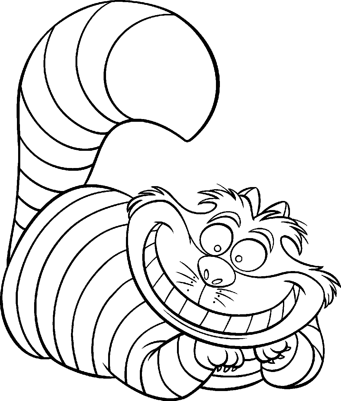 Disney coloring pages alice in wonderland colouring pictures