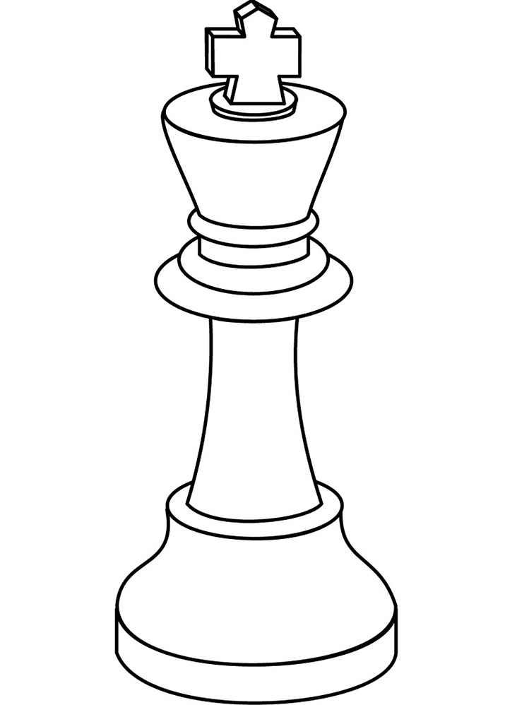 Chess coloring pages