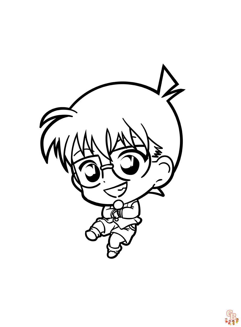 Free printable chibi coloring pages