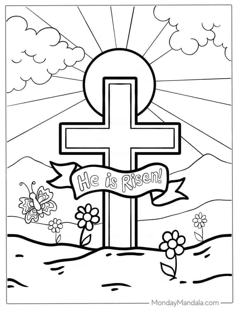 Jesus coloring pages free pdf printables