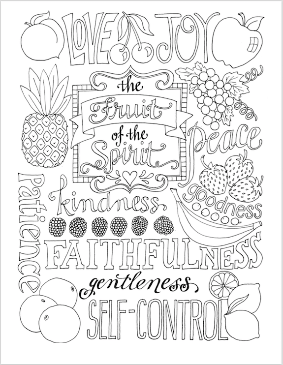 Free christian coloring pages for adults