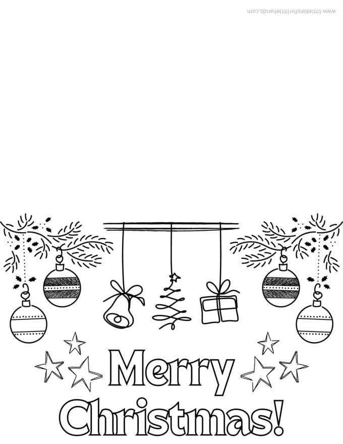 Christmas coloring pages