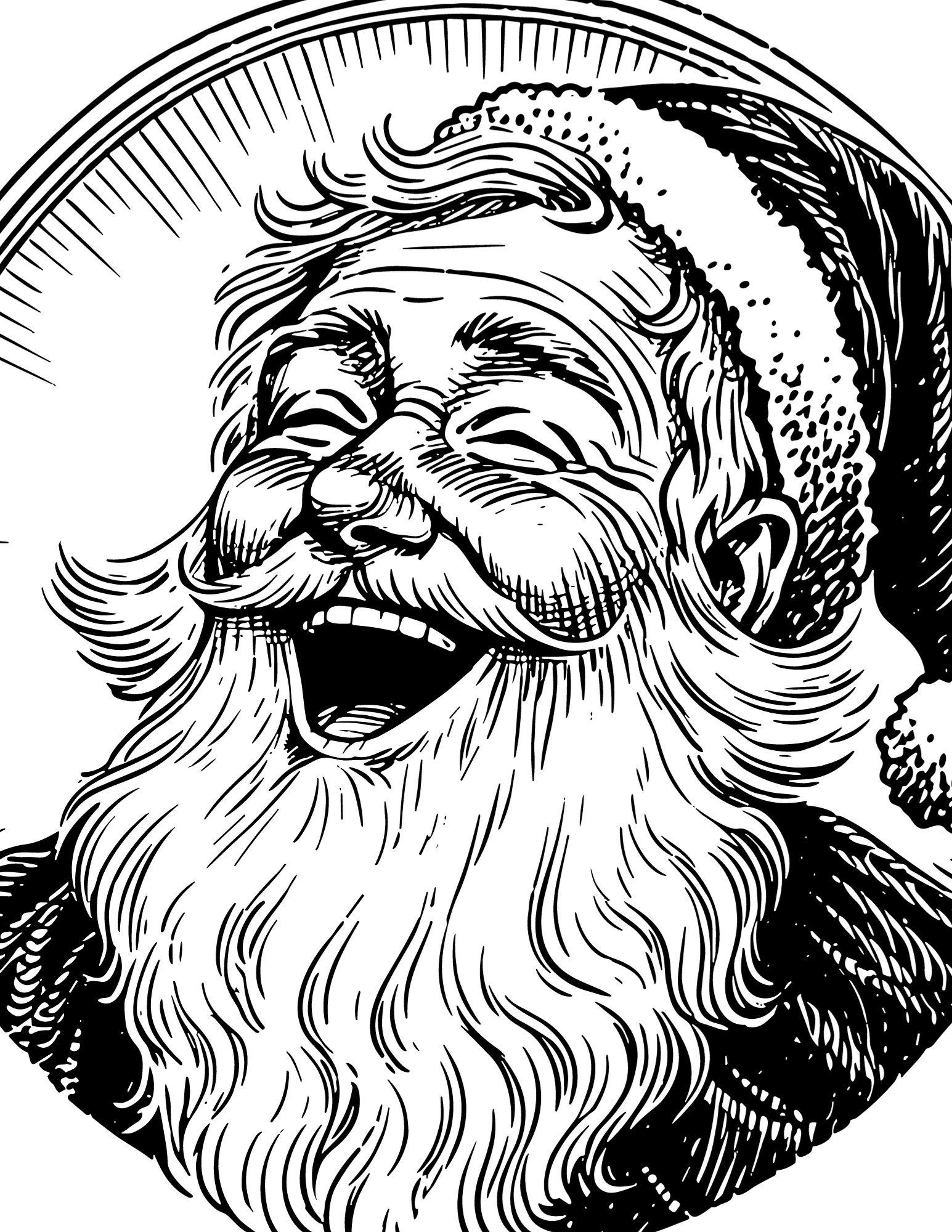 Free and festive christmas coloring pages for adults