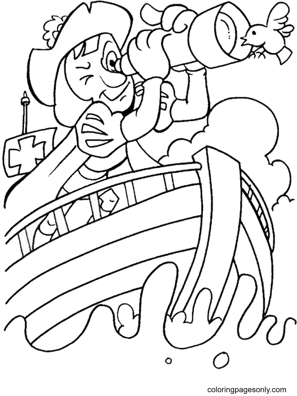 Columbus day coloring pages printable for free download