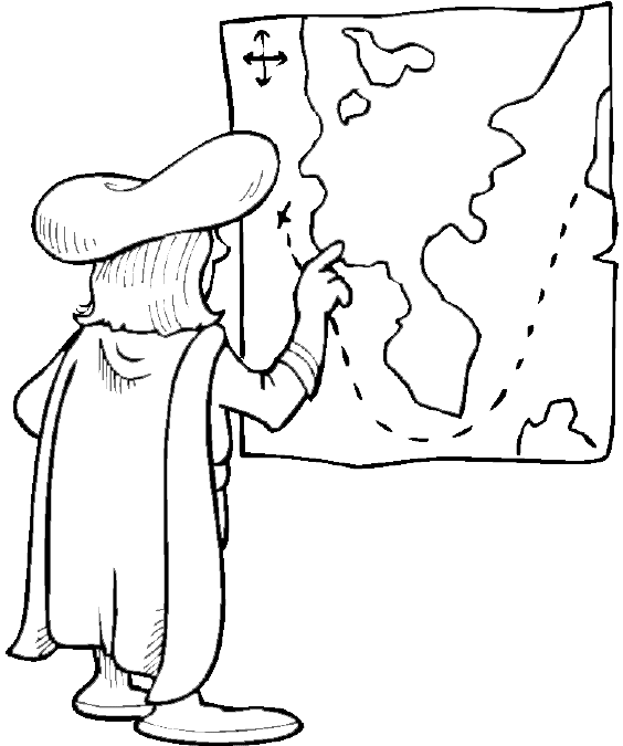 Columbus day coloring pages