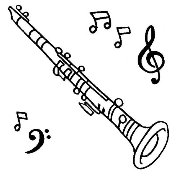 Pin by ellen bruyninx on creatief coloring pages clarinet music tattoo designs