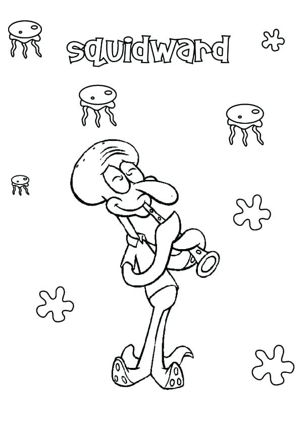 Clarinet coloring pages