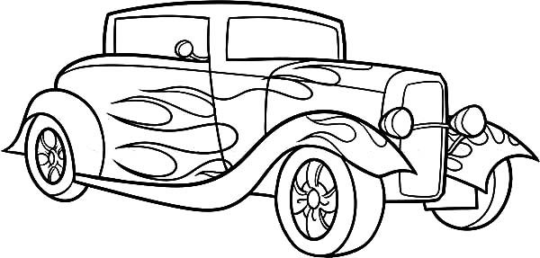 Classic car coloring pages the old and muscle car cars coloring pages truck coloring pages cartoon coloring pages