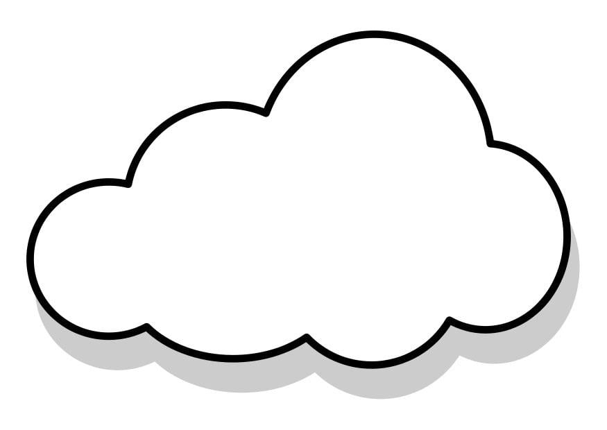 Coloring page cloud