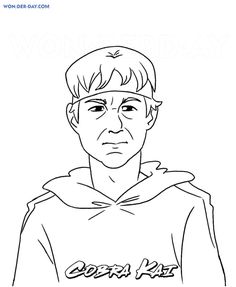 Cobra kai coloring pages ideas coloring pages kai cobra