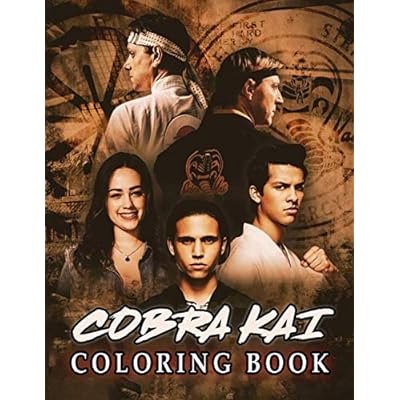 Cobra kai coloring book a fantastic coloring book palestine