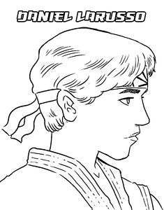 Cobra kai coloring pages ideas coloring pages kai cobra