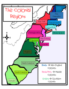 Colonies mapposter by education lane tpt