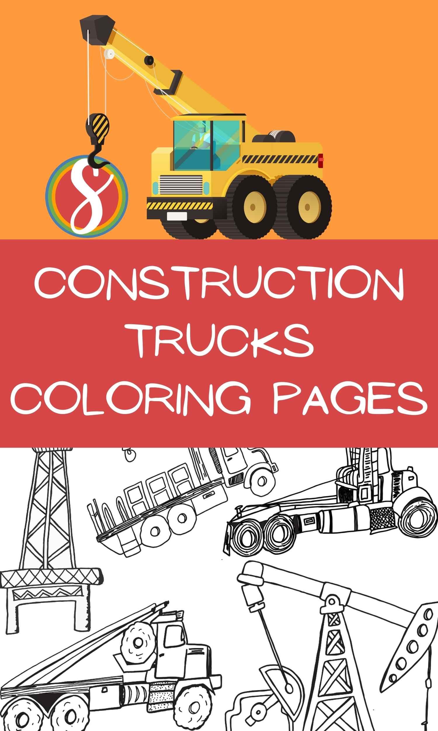 Free trucks coloring pages â stevie doodles
