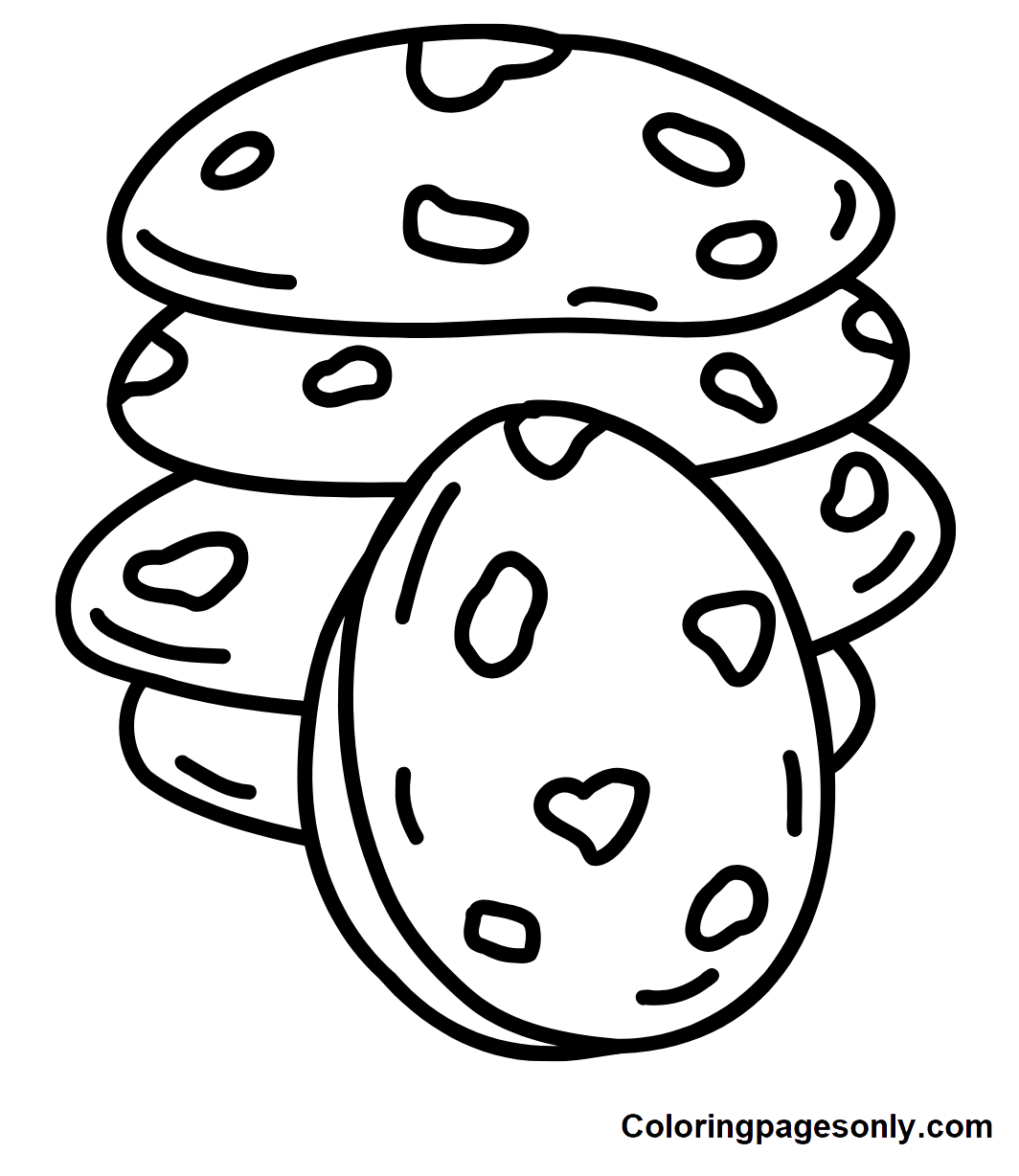 Cookie coloring pages printable for free download