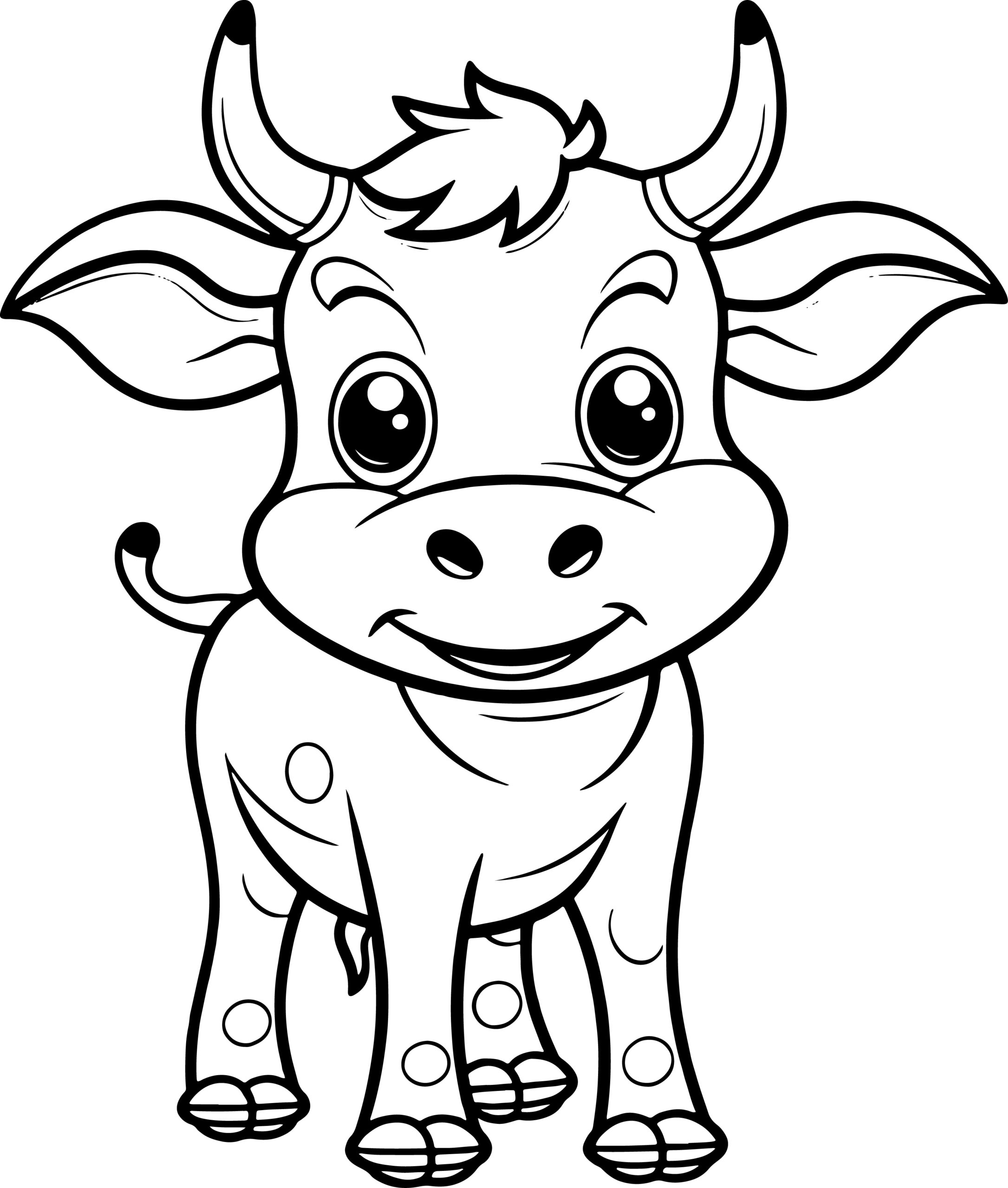 Cow coloring book cow coloring pages gift for cow lovers made by teachers