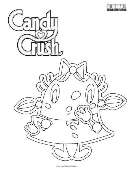 Candy crush coloring page