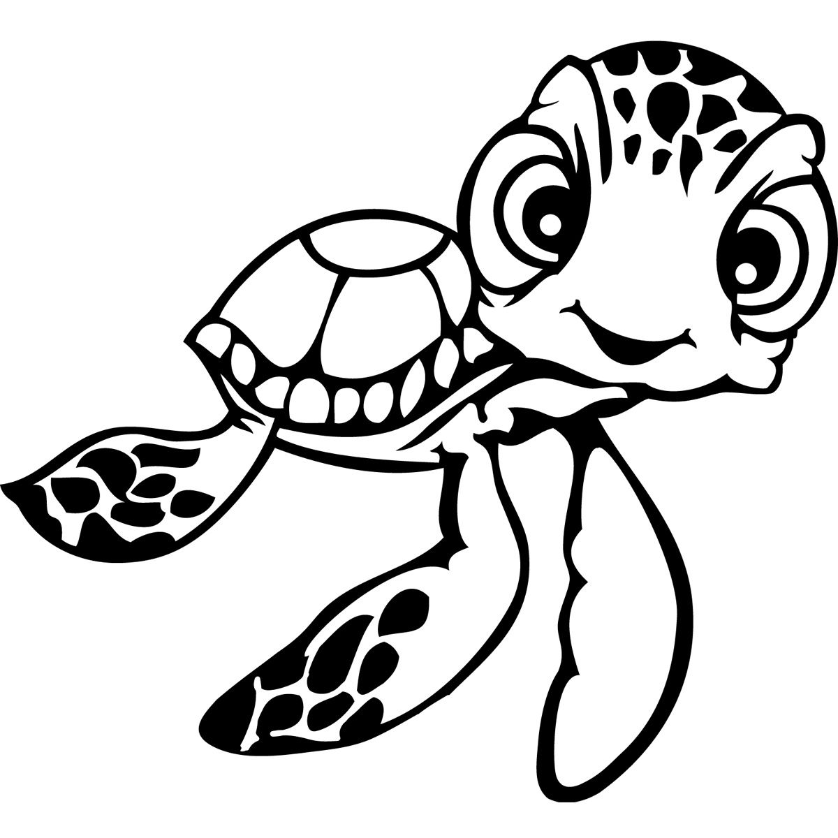 Nemo coloring pages crush turtle coloring pages nemo coloring pages finding nemo coloring pages