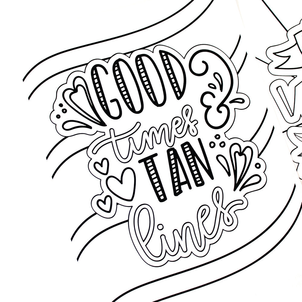 Summer fun coloring pages â printable crush llc