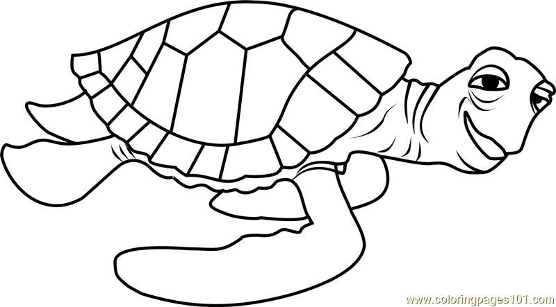 Crush coloring page for kids