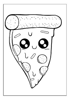 Deliciously fun a large collection of printable cute food coloring pages p