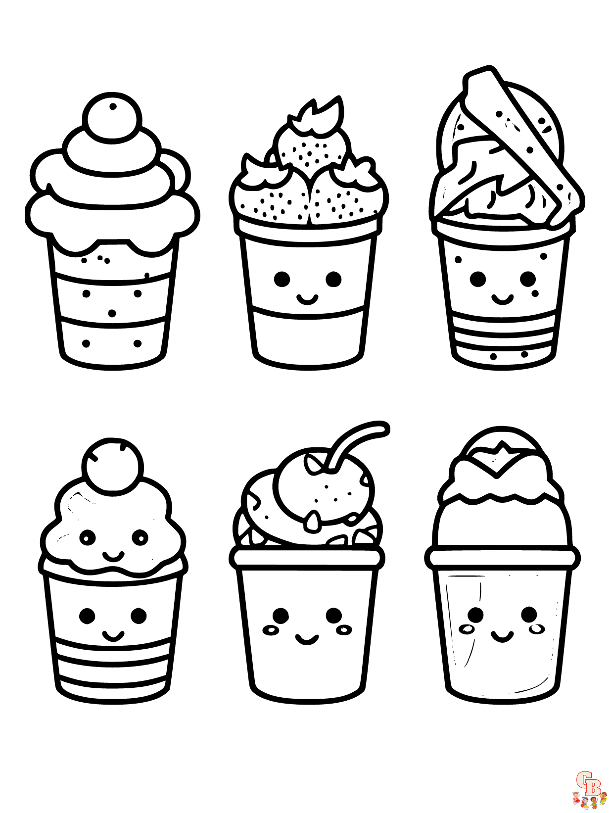 Food coloring pages printable free and easy to use for kids