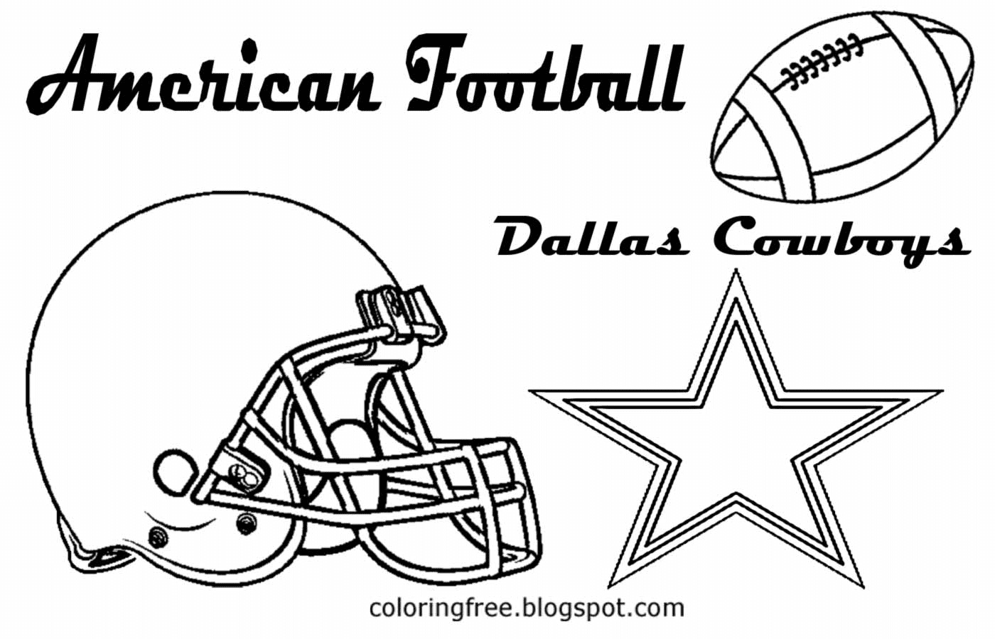 Dallas cowboys coloring pages printable for free download