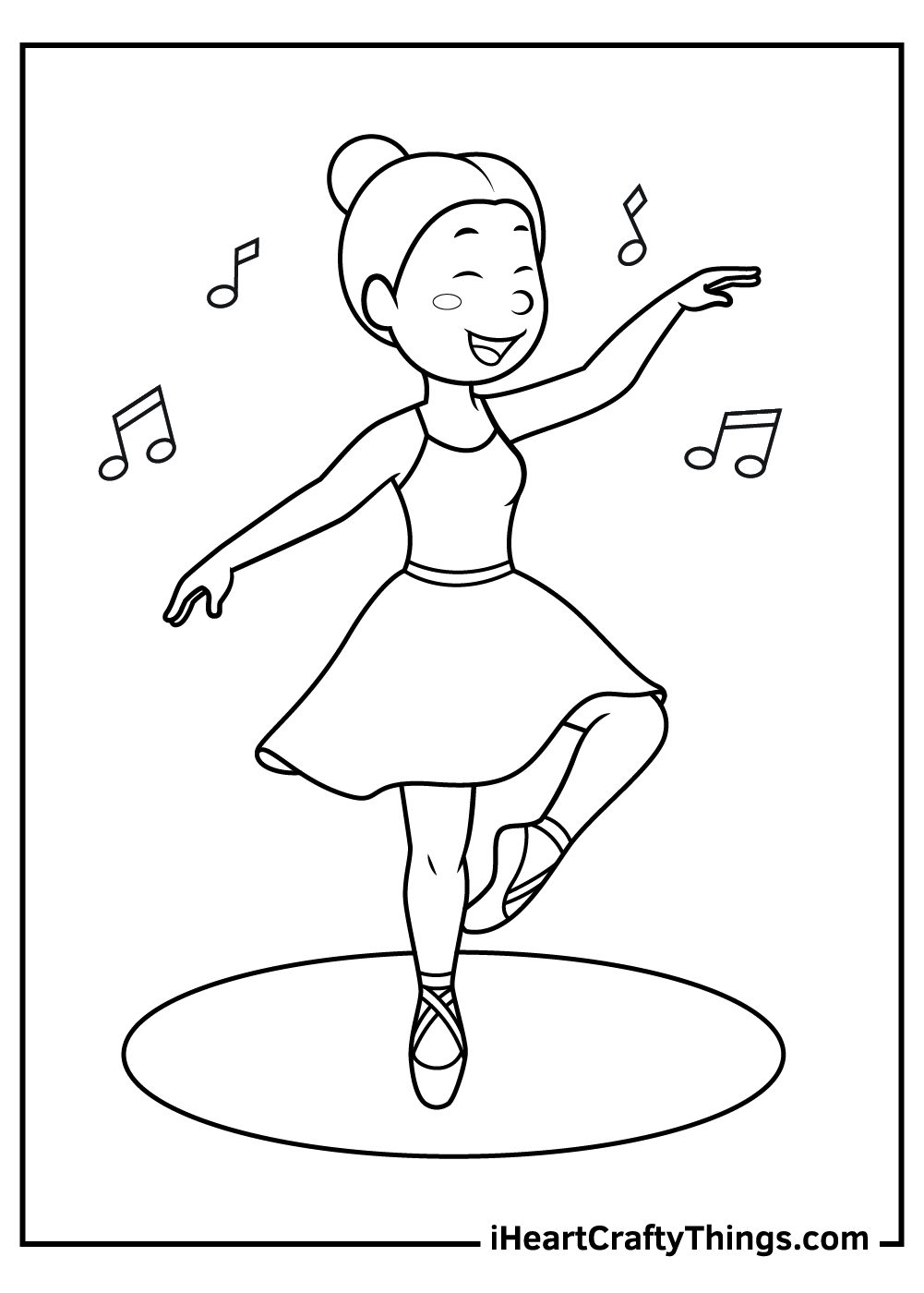 Dance coloring pages free printables