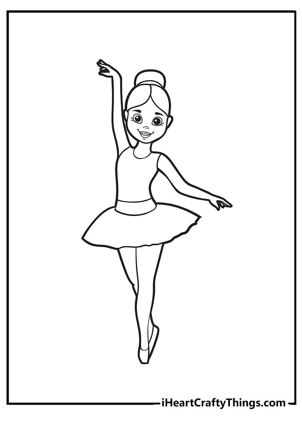 Ballerina coloring pages free printables