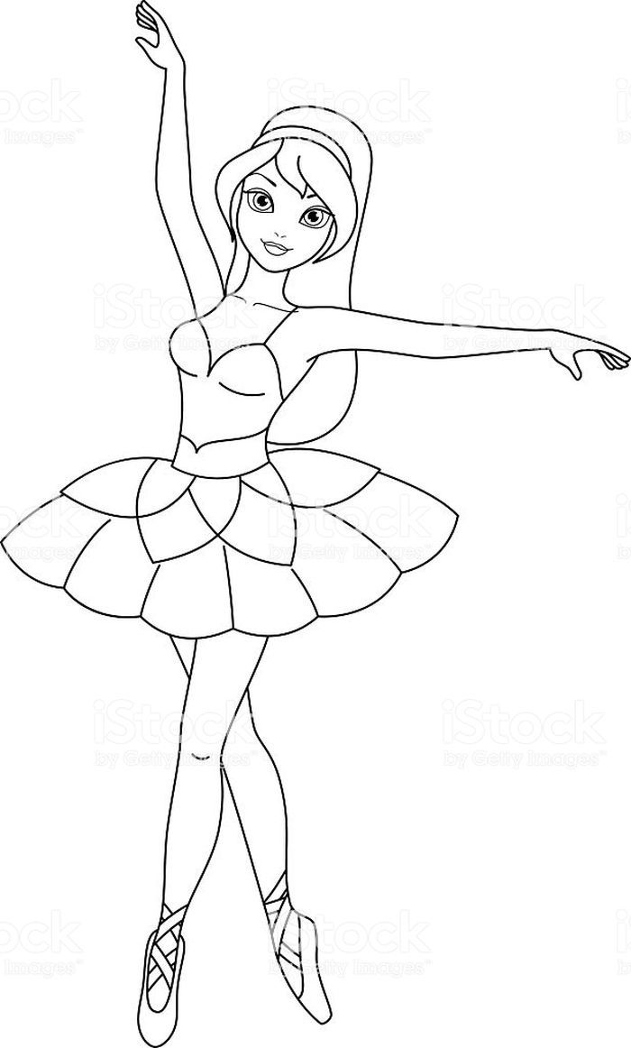 Ballet coloring pages for girls pdf