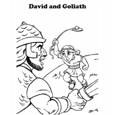 Top david and goliath coloring pages for your little ones