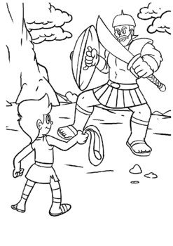 David goliath coloring by mrfitz tpt