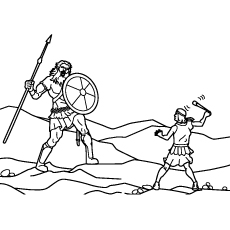 Top david and goliath coloring pages for your little ones