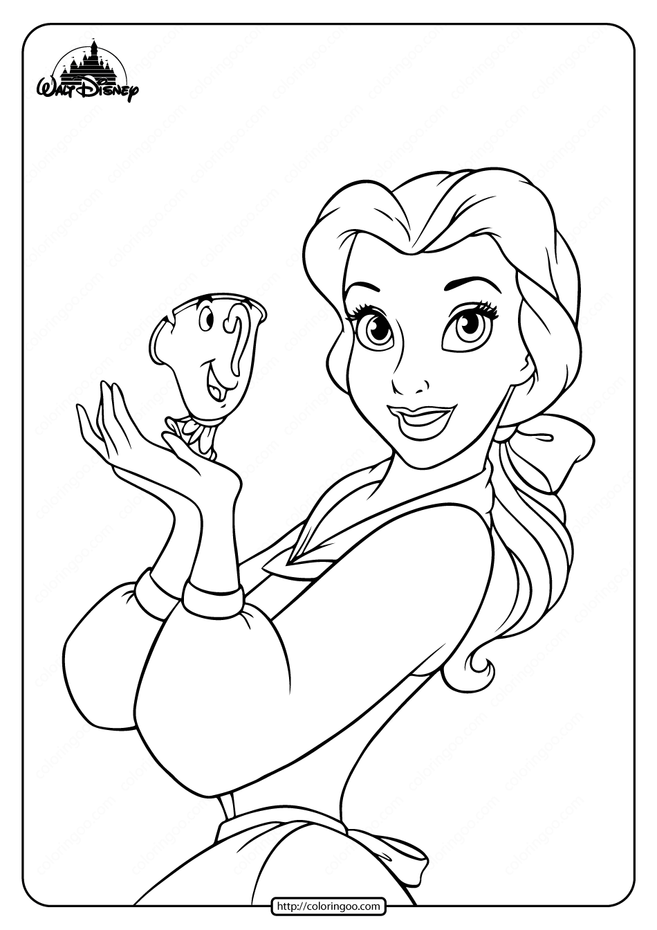 Free printable belle coloring pages for kids belle coloring pages disney coloring pages printables disney princess coloring pages