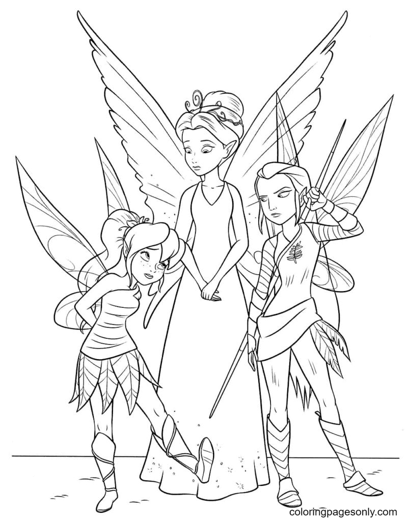 Fairy coloring pages printable for free download