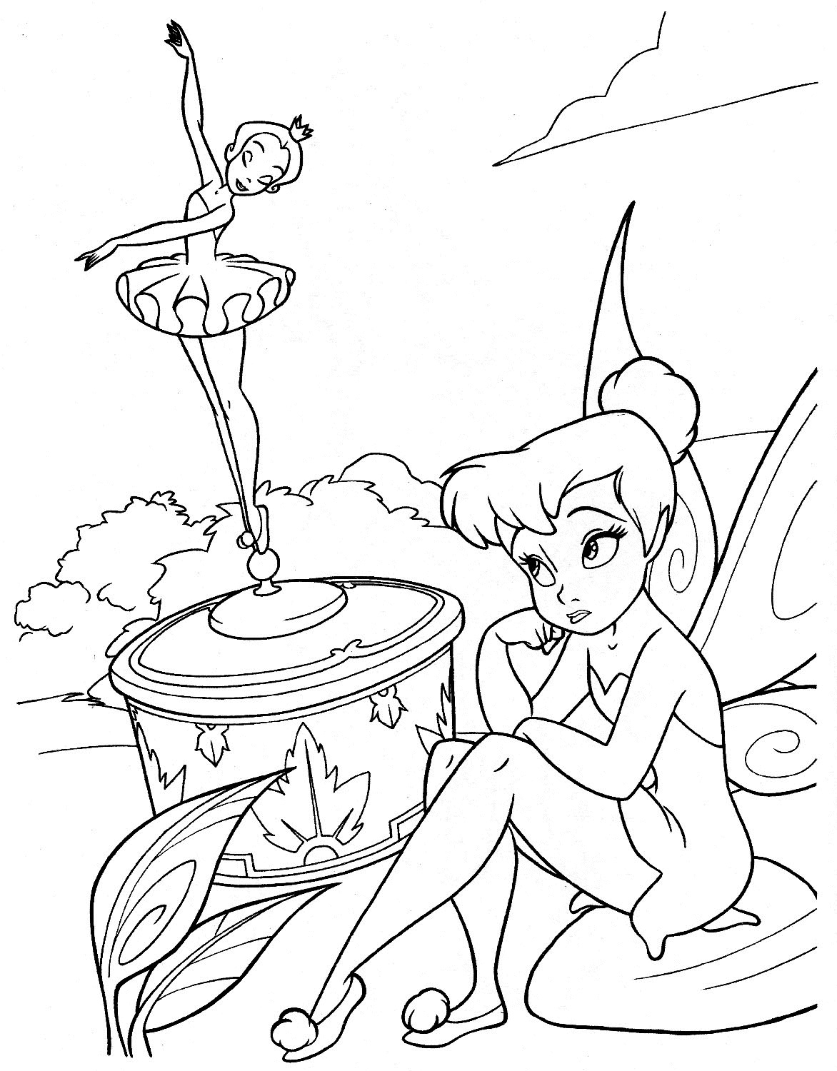 Free printable disney fairies coloring pages for kids