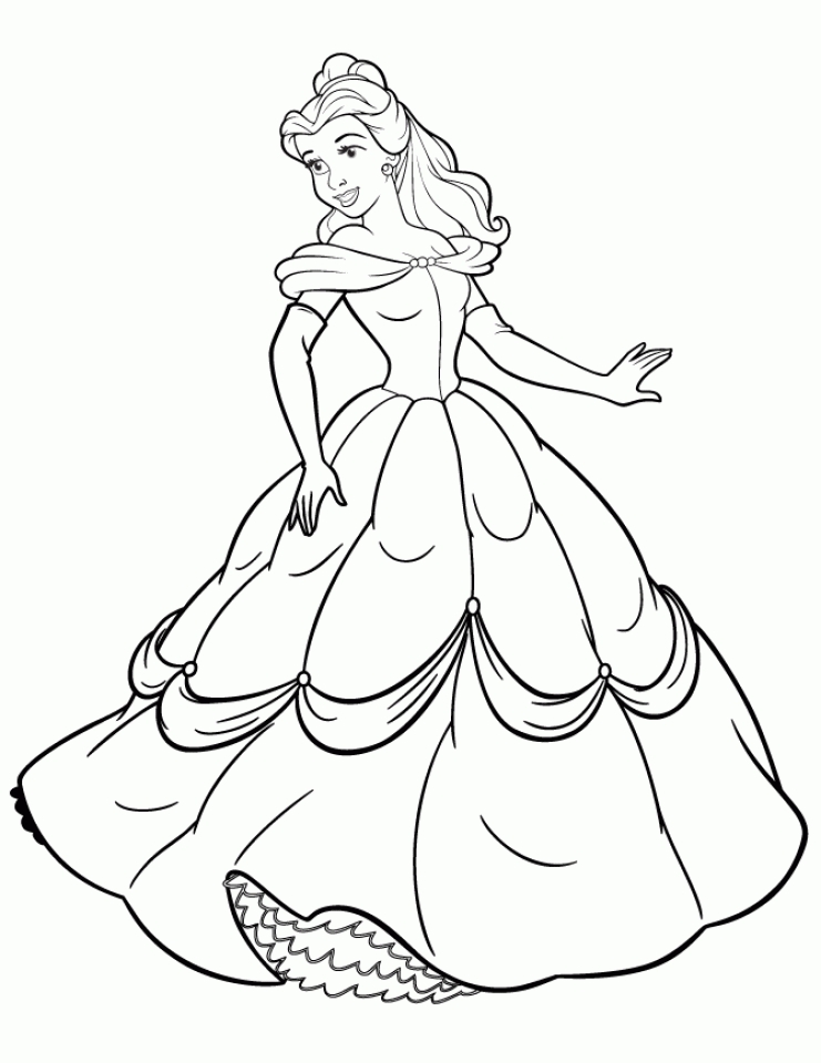 Coloring pages disney princess coloring pages