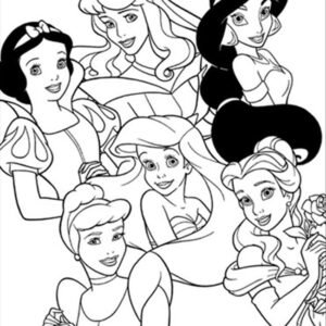 Disney princess coloring pages printable for free download