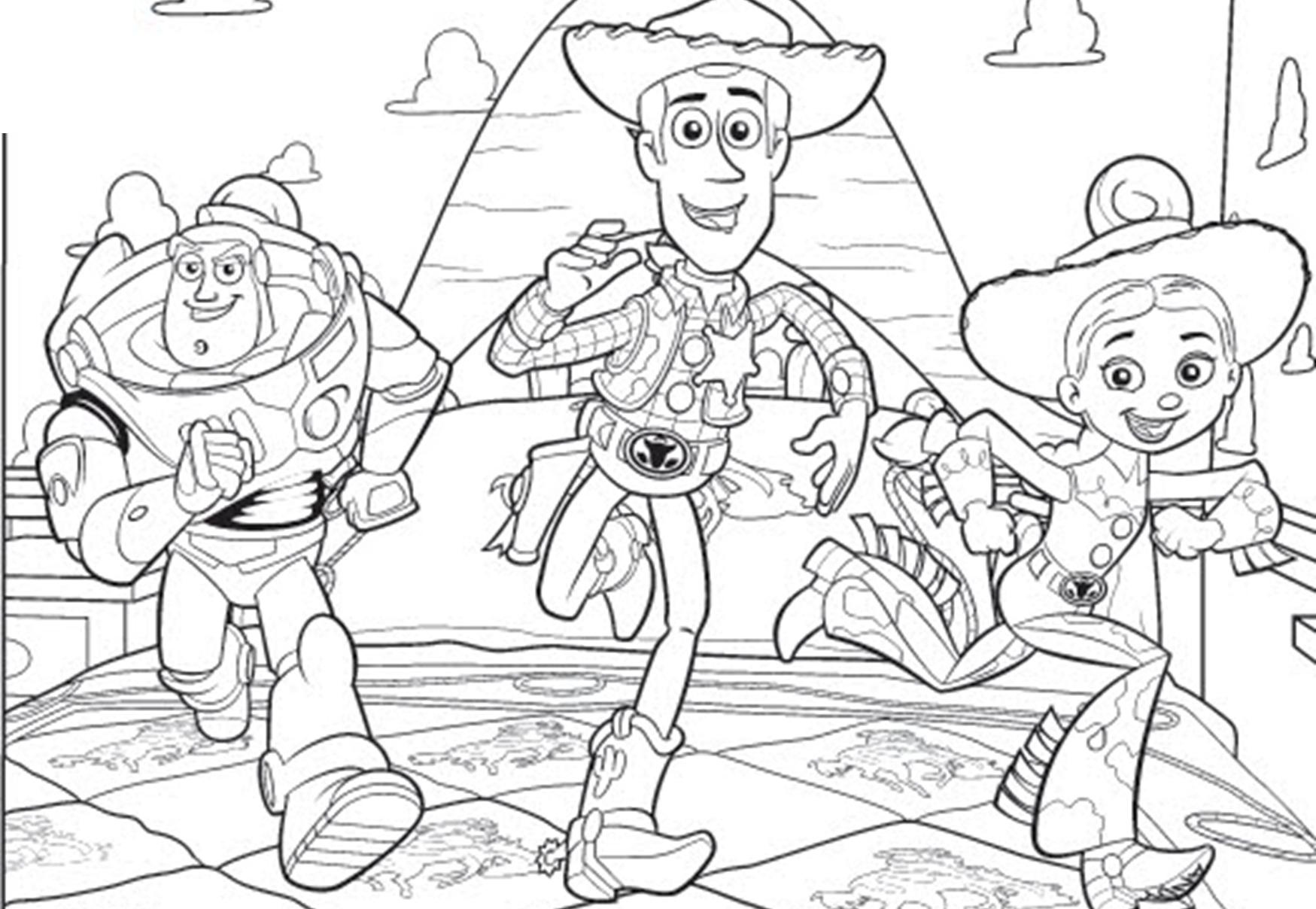 Free printable toy story coloring pages for kids