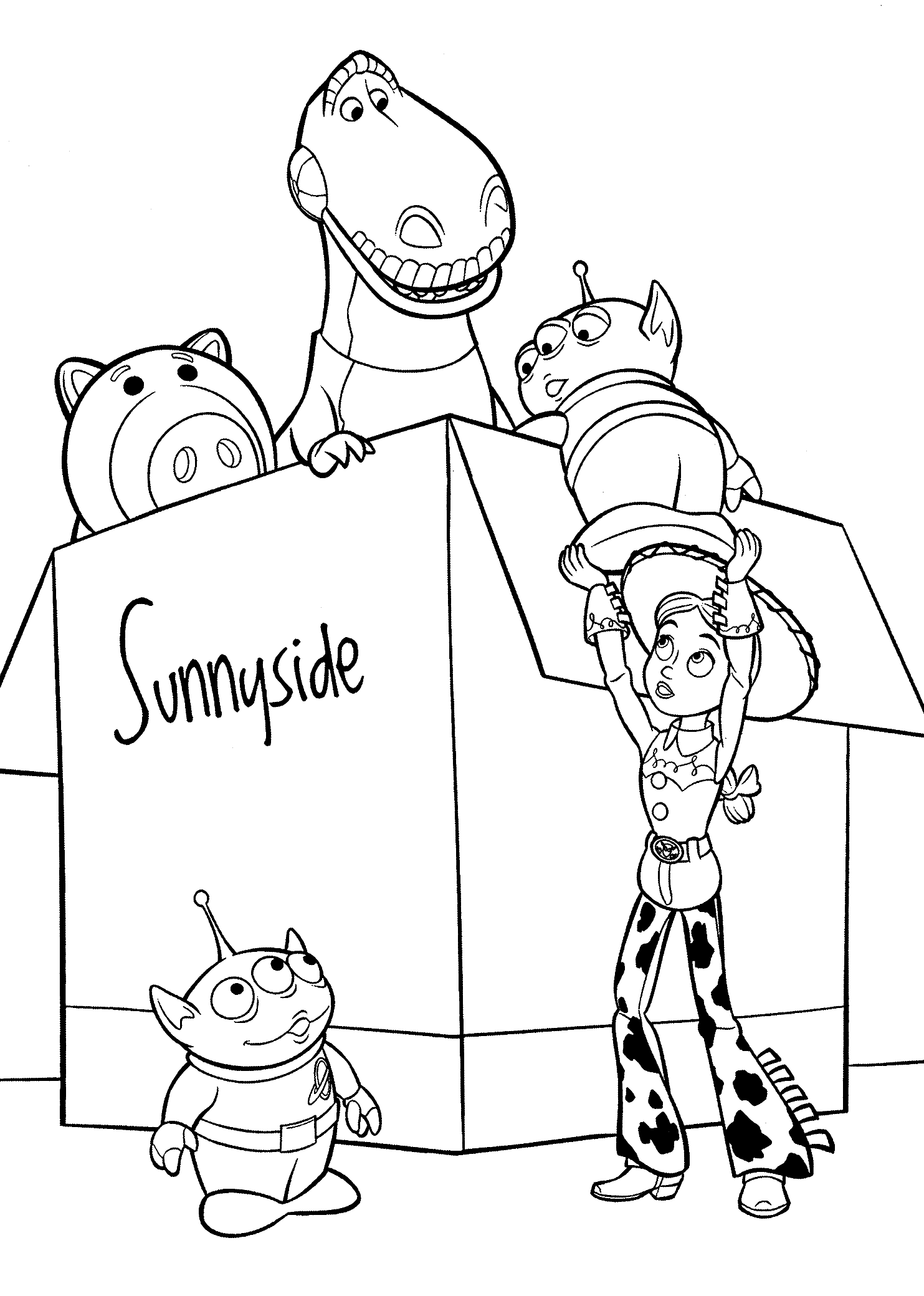 Toy story coloring pages printable for free download